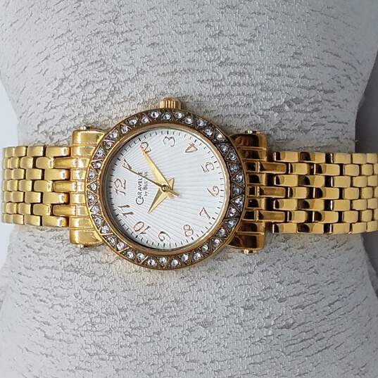 Caravelle By Bulova C9342112 Gold Tone Watch NOT RUNNING image number 2