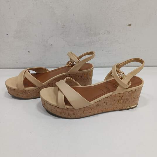 Franco Sarto Wedge Strappy Sandals Women's Size 6.5 image number 2