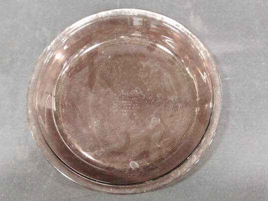 Pair Of Pyrex Glass Pie Dishes image number 2