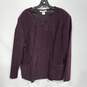 Dress Barn Purple Full Zip Jacket Women's Size 20W image number 1