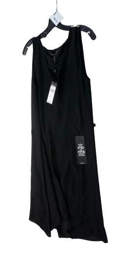NWT Womens Black Sleeveless V Neck Shift Dress Size Medium alternative image