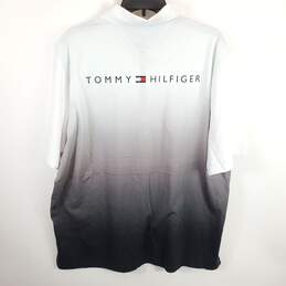 Tommy Hilfiger Men White Dip Dye Raiders Polo Shirt XL NWT alternative image