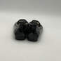 Womens Black Leather Moc Toe Tasseled Slip-On Moccasins Flats Size 9 image number 4