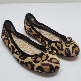 Sam Edelman FELICIA Mohair Leopard Print Ballet Shoes Women's Flat Size 4M alternative image