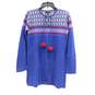 Oscar De La Renta 100% Virgin Wool Blue Sweater Girl's Youth Dress Size 14Y image number 1