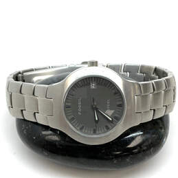 Designer Fossil FS2715 Silver-Tone Chain Strap Analog Quartz Wristwatch alternative image