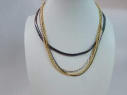 Artisan 925 & Vermeil Omega Twisted Rope & Serpentine Chain Necklaces Variety