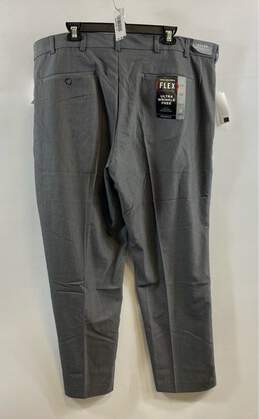 NWT Van Heusen Mens Gray Flat Front Flex Straight Fit Dress Pants Size 42X29 alternative image