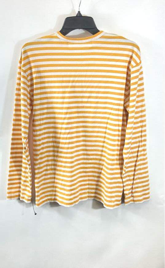 PLAY Comme Des Garcons Yellow Long Sleeve - Size Large image number 2