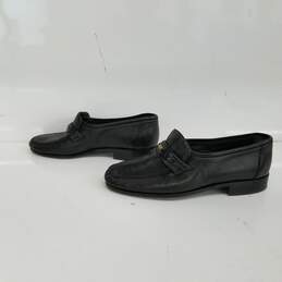 Bally Black Leather Loafers Size 5.5