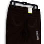 NWT Womens Brown Denim High Rise Tummy Control Straight Leg Jeans Size 10 image number 4