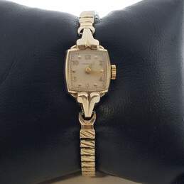 Hamilton Vintage 10GF Gold Tone plus stainless steel Lady's Quartz Watch alternative image