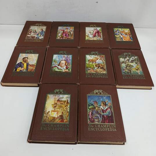 Vintage The Champlin Encyclopedia Book Set 10pc Lot image number 2