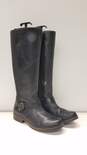 Kenneth Cole Leather Jenny Knee High Boots Black 9.5 image number 3