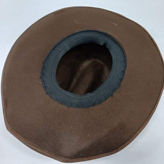 Unbranded Brown Western Style Cowboy Hat image number 2