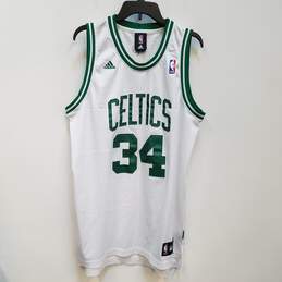 Mens White Boston Celtics Paul Pierce #34 Basketball-NBA Jersey Size Large