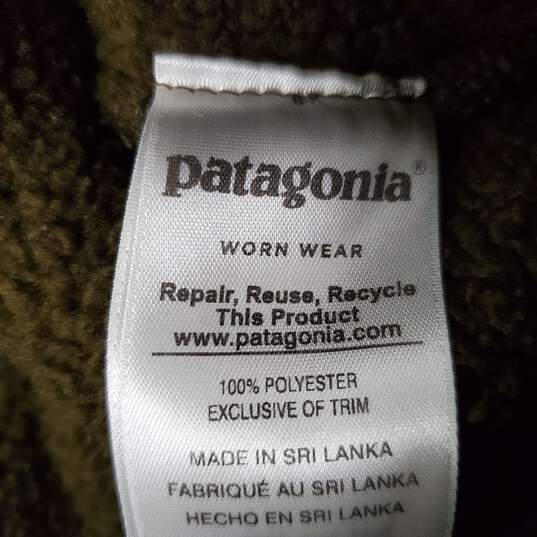 Patagonia MN's Retro Green Half Zip Fleece Pullover Size M image number 3