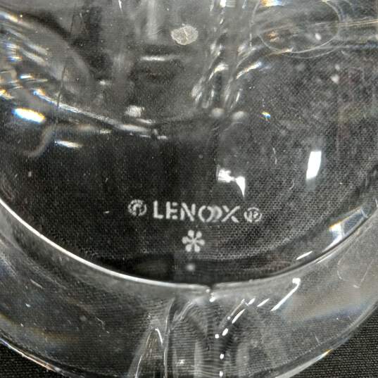 2pc Set of Lenox Full Lead Crystal Dolphin Candlesticks image number 6
