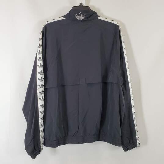 Adidas Men's Black Windbreaker Jacket SZ XL NWT image number 6