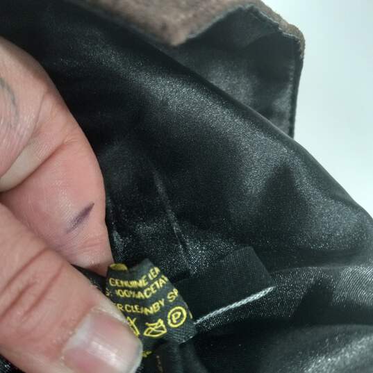 Men’s Vintage Scully Leather Dress Vest Sz 4XL image number 4