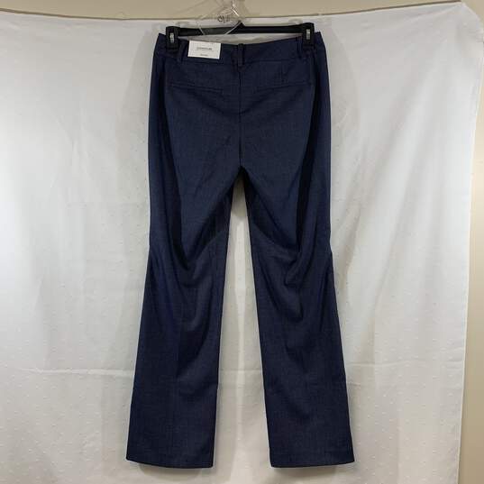 Women's Navy Straight Pants, Sz. 4 image number 2