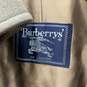 Burberry Mens Green Long Sleeve Spread Collar Button-Up Trench Coat w/COA image number 5