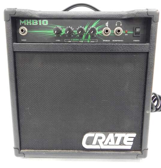 Crate Model MXB10 Electric Bass Guitar Amplifier w/ Attached Power Cable image number 1