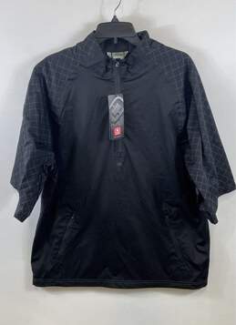 OGIO Men Black Quarter Zip Pullover Shirt L