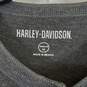Harley Davidson Men's Gray Long Sleeve SZ M image number 4