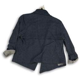 NWT Anthropologie Dolan Left Coast Collection Womens Blue Open Front Jacket Sz S alternative image