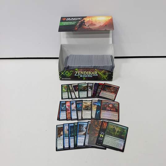 3 Boxes of lbs of Magic The Gathering Trading Cards (2 Zendikar Rising & 1- Strixhaven School Of Mages) image number 5