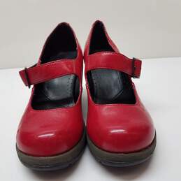 Dr. Martens Marlena Red Mary Jane Heels Size 5 alternative image