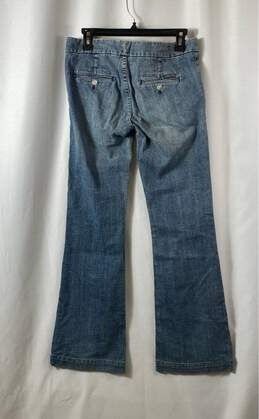 7 For All Mankind Womens Blue Slash Pocket Low Rise Denim Bootcut Jeans Size L alternative image