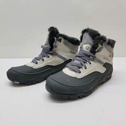 Merrell Women's Black/White Leather Aurora 6 Ice+ Winter Boots US Size 11 J37224