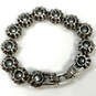 Designer Stella & Dot Silver-Tone Multiple Crystal Cut Stone Chain Bracelet image number 3