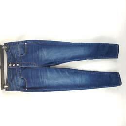 Bebe Girls Blue Skinny Jeans 25