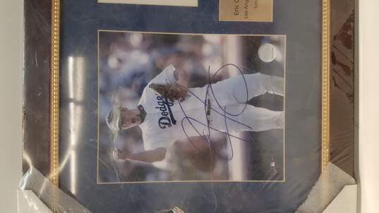 Framed Matted & Signed 8x10 Photo of Eric Gagne Los Angeles Dodgers with COA image number 2