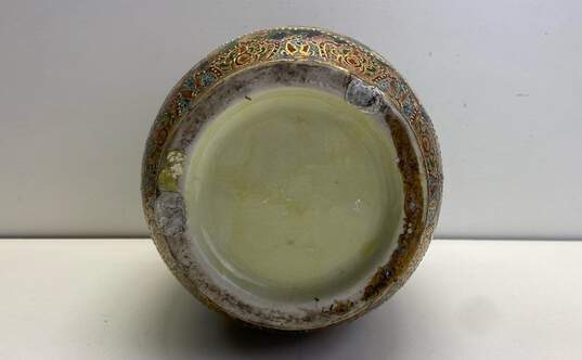 Oriental Vase 14 in Tall Satsuma Pottery Floor Vase image number 6