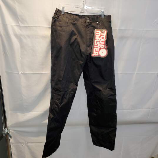Tour Master Black Jean Riding Pants W/Knee Pads NWT Men's Size M(32-34) image number 1