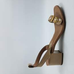 Stella McCartney Buckle Sandal Women's Sz 8.5 Beige/Gold