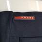 Prada Navy Blue Cotton Zip Up Hoodie Size S AUTHENTICATED image number 6