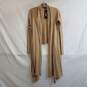DKNY Women's Tan Silk Cotton Blend Knit Duster Size P/S NWT image number 1