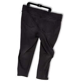 NWT Womens Gray Denim Elastic Waist Pull-On Skinny Leg Jegging Jeans Sz 3X alternative image