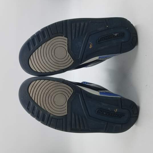 Air Jordan 3 Retro 'Sport Blue' Sneakers Men's Sz 10.5 Blk/Blue image number 5