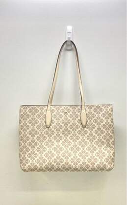 Kate Spade Flower Coated Canvas All Day Tote Cream alternative image
