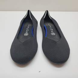 Rothy's Black Slip On The Flat Comfort Travel Shoes Women’s Sz 9