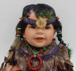 Cathay Collection Porcelain Doll Native American Limited Edition 379of 5000 alternative image