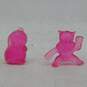 Very Rare Pokemon Keshi Transparent Pink Mini Figure Lot of 2 image number 1
