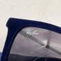 Ray-Ban Mens Navy Blue Full Frame Polarized Fuzzy Square Sunglasses image number 5