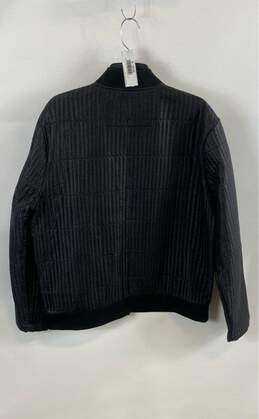 Karl Lagerfeld Mens Black Pockets Long Sleeve Full Zip Bomber Jacket Size XL alternative image